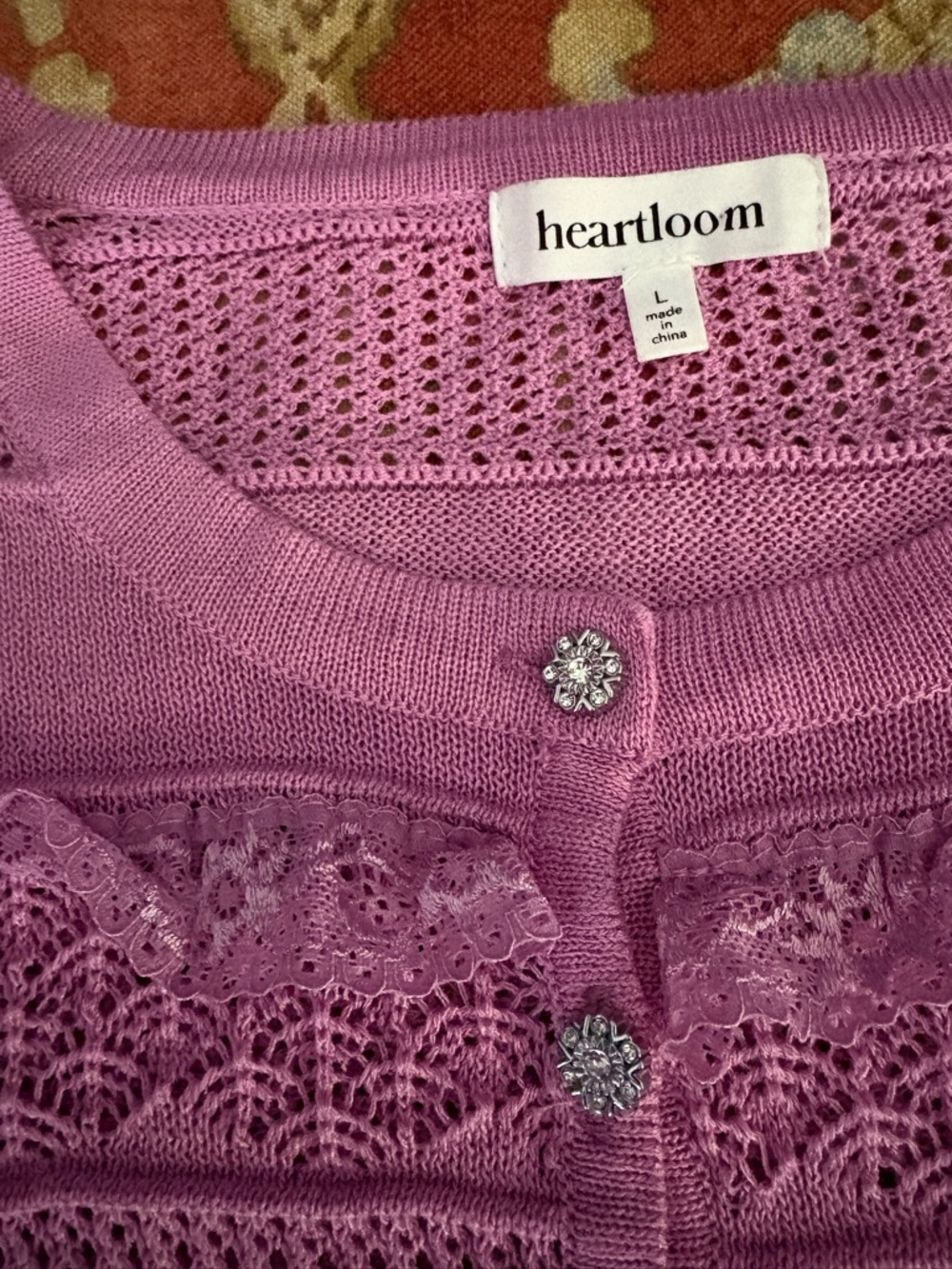 Heartloom Aubrey Pink Knit Cardigan 🩷 - Picture 4 of 12
